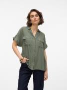 NU 20% KORTING: Vero Moda Overhemdblouse VMBUMPY S/S SHIRT WVN GA NOOS