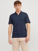 Jack & Jones Poloshirt JJESUMMER LINEN POLO SS LN