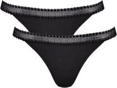 NU 20% KORTING: Sloggi Slip GO Ribbed R Tanga C2P (Set van 2)