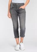 NU 20% KORTING: Herrlicher 5-pocket jeans Shyra Cropped Denim Black Li...