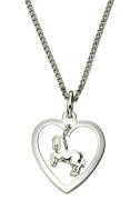 Firetti Ketting met hanger Sieraad Geschenk, Paard & Hart, massief, in...