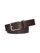 NU 20% KORTING: TOMMY JEANS Leren riem TJM AUSTIN 3.5 met een logo-ops...