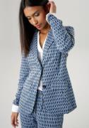 NU 20% KORTING: Aniston SELECTED Korte blazer met grafisch all-over mo...