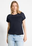 NU 20% KORTING: Cecil T-shirt met elastische band