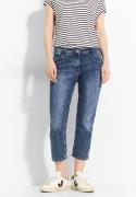 Cecil Regular fit jeans Scarlett met decoratieve naden