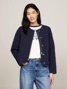 NU 20% KORTING: Tommy Hilfiger Gewatteerde jas JERSEY LINED JACKET met...