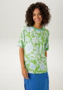 NU 20% KORTING: Aniston CASUAL Blouse zonder sluiting met maxi-bloemen...