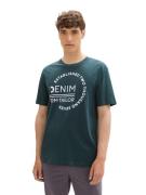 NU 20% KORTING: Tom Tailor Denim T-shirt met logoprint