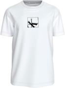 NU 20% KORTING: Calvin Klein T-shirt GRID BOX TEE met gestempeld logo