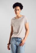 STREET ONE T-shirt met frontprint