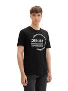 NU 20% KORTING: Tom Tailor Denim T-shirt met logoprint