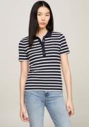 NU 20% KORTING: Tommy Hilfiger Poloshirt 1985 SLIM PIQUE STRIPE POLO S...