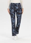 Stehmann Taillehoge broek met print all-over