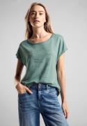 NU 20% KORTING: STREET ONE Shirttop met frontprint