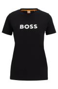 Boss Orange T-shirt C_Elogo_5 met contrasterende gekleurde boss print