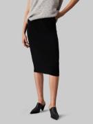 NU 20% KORTING: Calvin Klein Jerseyrok WOVEN LABEL SWEATER SKIRT