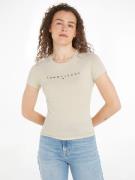 Tommy Jeans Curve T-shirt TJW SLIM LINEAR TEE EXT