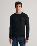 NU 20% KORTING: Gant Gebreide trui COTTON CABLE C-NECK