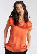 Laura Scott Shirtblouse van satijn en jersey