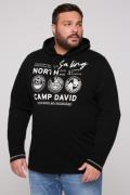 NU 20% KORTING: CAMP DAVID Capuchonshirt