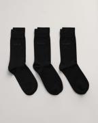 Gant Basic sokken MERCERIZED COTTON SOCKS 3-PACK (3 paar)