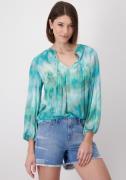 NU 20% KORTING: Monari Blouse zonder sluiting met batikmotief