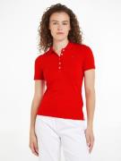 Tommy Hilfiger Poloshirt 1985 SLIM PIQUE POLO SS met discreet geborduu...