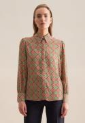 NU 20% KORTING: seidensticker Overhemdblouse Zwarte roos Lange mouwen ...