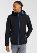 Icepeak Softshell-jack H SOFTSHELLJACKE BRIMFIELD met stijlvolle logo-...