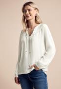 STREET ONE Blouse met lange mouwen met banden