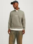 NU 20% KORTING: Jack & Jones Sweatshirt JORVESTERBRO SWEAT QUARTER ZIP...