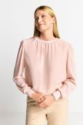 NU 20% KORTING: Rich & Royal Chiffon blouse ingetogen design