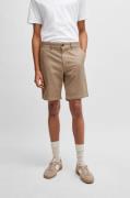 NU 20% KORTING: Boss Orange Chino slim-Shorts met contrastdetails