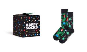 NU 20% KORTING: Happy Socks Lange sokken met kerstachtige motieven (Se...