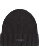 NU 20% KORTING: Calvin Klein Beanie CLASSIC COTTON RIB BEANIE