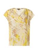 Comma Blouse met korte mouwen met print all-over