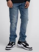 NU 20% KORTING: Petrol Industries Straight jeans met stone washed look