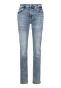 NU 20% KORTING: Boss Orange Slim fit jeans Delaware BC-C met leren bad...