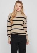 NU 20% KORTING: Vila Trui met staande kraag VIRIL MOCKNECK L/S KNIT RI...