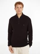 NU 20% KORTING: Tommy Hilfiger Schipperstrui STRUCTURE ZIP MOCK