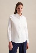 NU 20% KORTING: seidensticker Overhemdblouse Zwarte roos Lange mouwen ...