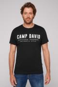 CAMP DAVID T-shirt met logoprint voor