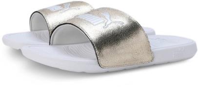 NU 20% KORTING: PUMA Badslippers COOL CAT 2.0 METALLIC SHINE