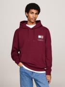 NU 20% KORTING: TOMMY JEANS Sweatshirt TJM REG ESSENTIAL FLAG HOOD EXT