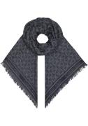 NU 20% KORTING: Calvin Klein Sjaal MONOGRAM JACQUARD SCARF 130X130