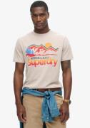 Superdry Shirt met ronde hals CL GREAT OUTDOORS GRAPHIC TEE