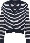 TOMMY JEANS Gebreide trui TJW ESSENTIAL VNECK SWEATER EXT