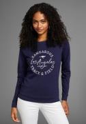 NU 20% KORTING: KangaROOS Sweatshirt met frontprint - nieuwe collectie