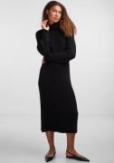 Y.A.S Gebreide jurk YASMAVI KNIT MIDI ROLLNECK DRESS