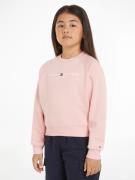 NU 20% KORTING: Tommy Hilfiger Sweatshirt ESSENTIAL EMBROIDERED FLEECE...